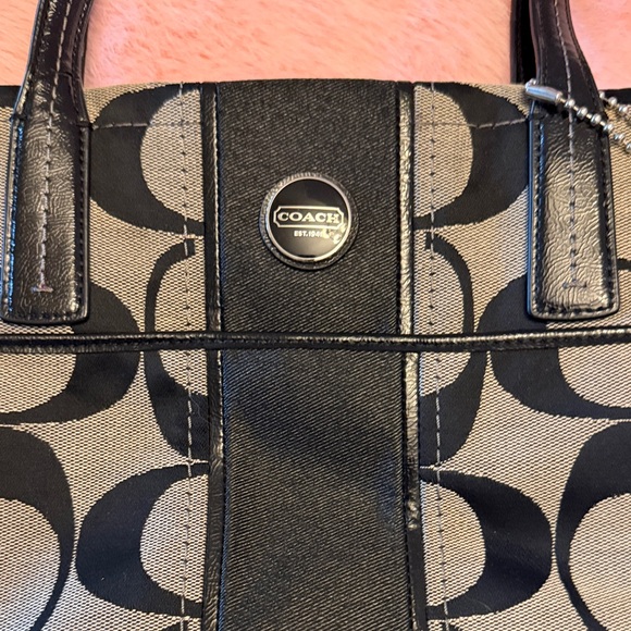 バッグ COACH Hand Bag Signature Monogram Y2K Coach Y2K Monogram Signature tote bag